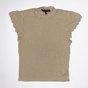 Lettuce Edge Striped Shirt
